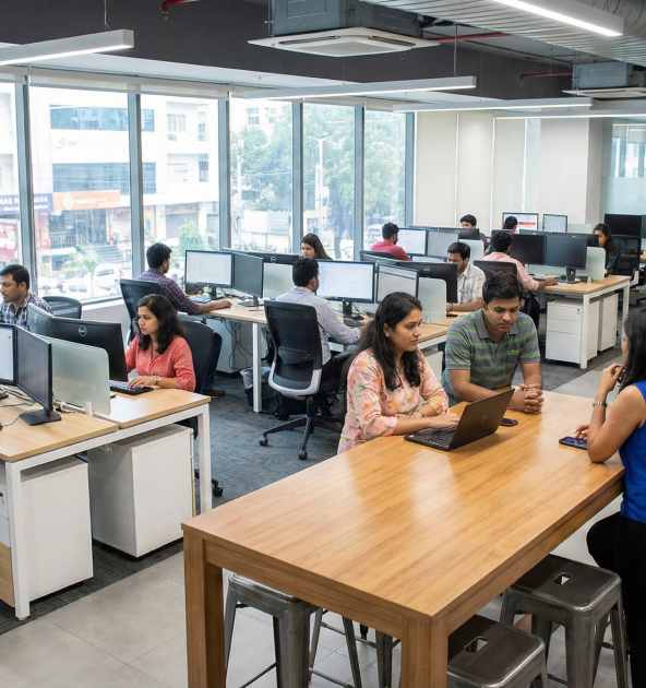 Creative workspace content writing